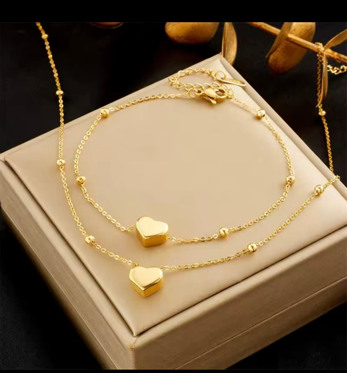 Bijoux en acier inoxydable pour femmes et filles,