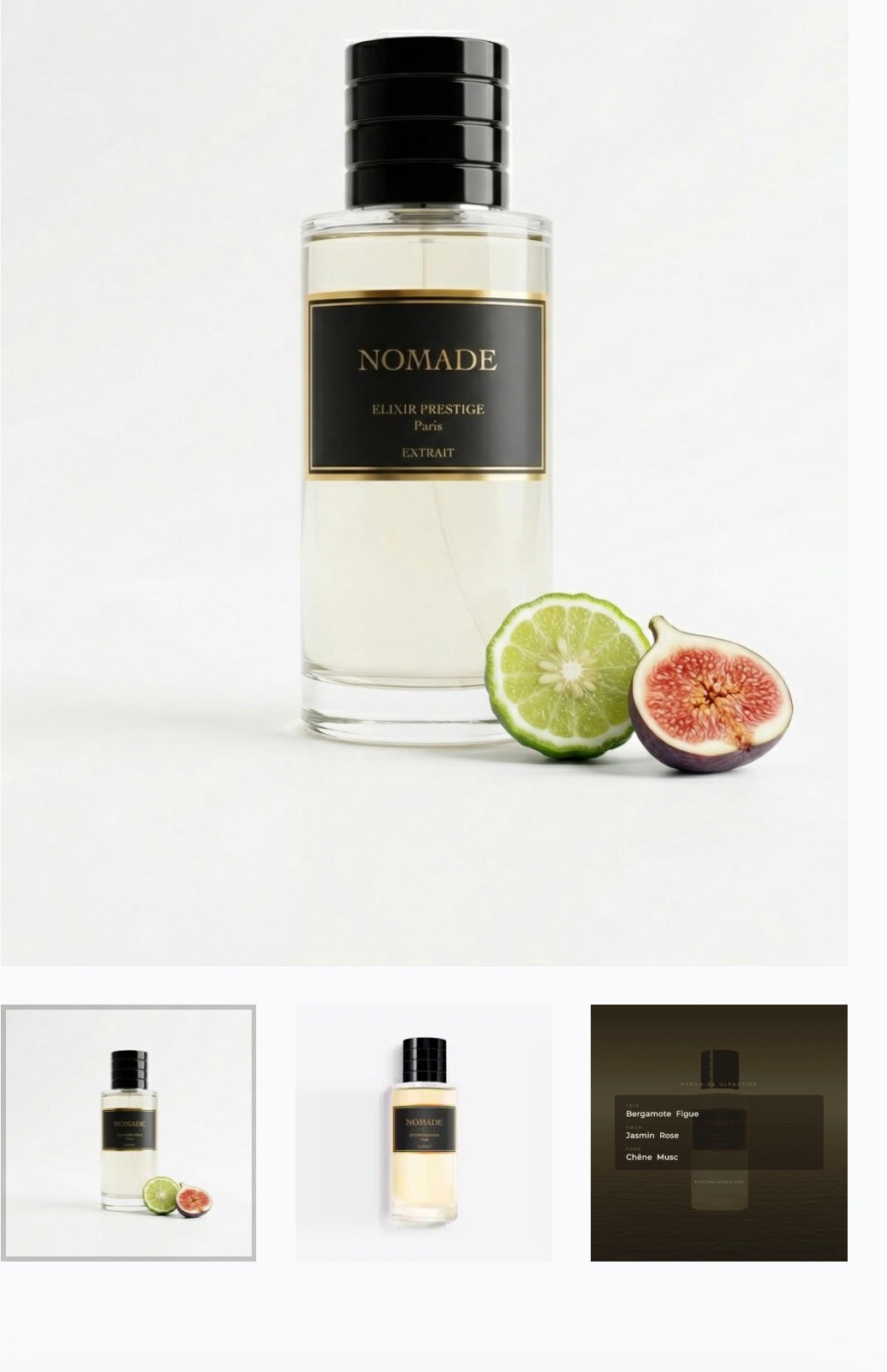 Parfum Nomade Unisexe
Oriental-Boisé
(50ml)