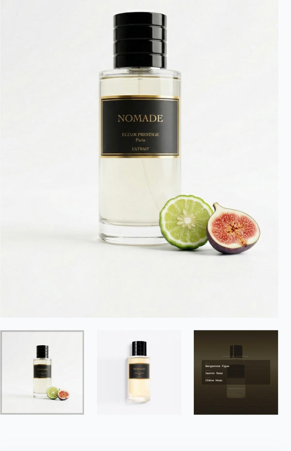 Parfum Nomade Unisexe
Oriental-Boisé
(50ml)
