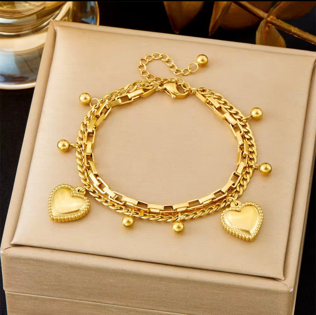 Coffret Cadeau Femme Zevro Gold — Parfum & Bijoux Cœur