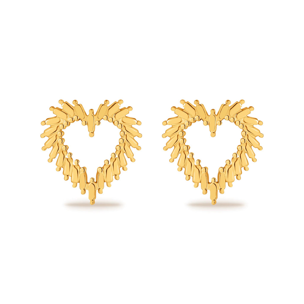 Boucles d'oreilles
coẽür dorees