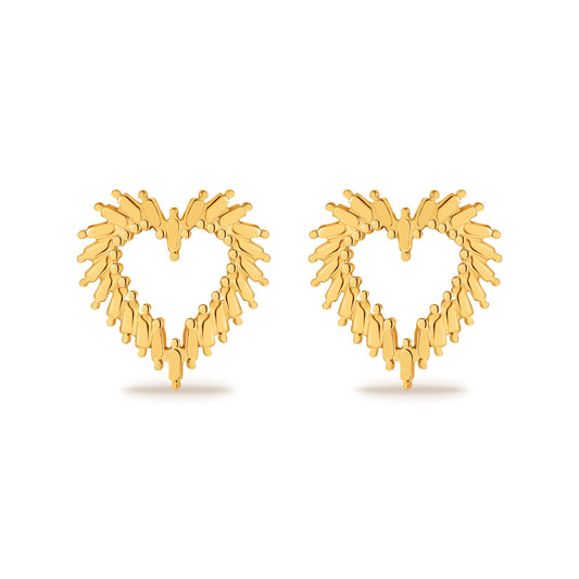 Boucles d'oreilles
coẽür dorees