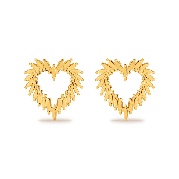 Boucles d'oreilles
coẽür dorees